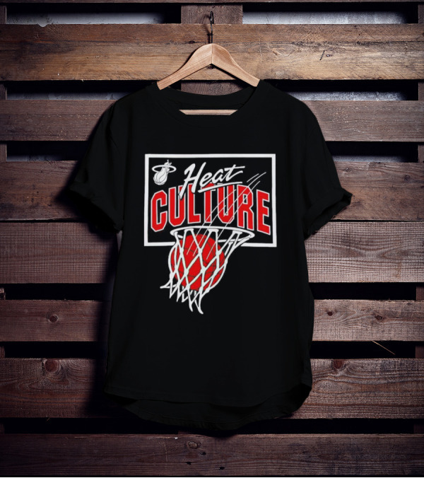 Heat Culture Basketball Net Miami Heat T-Shirt