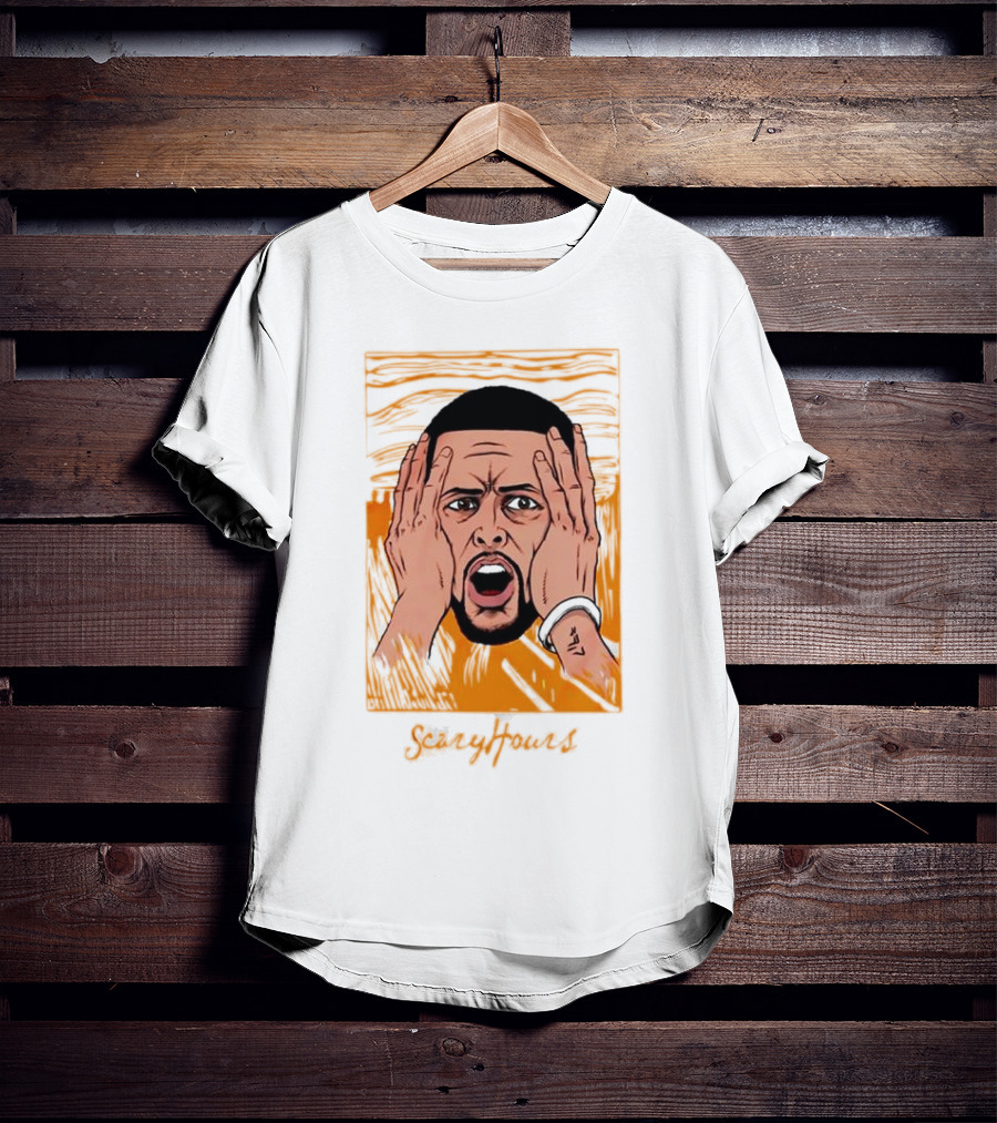 Drake Scary Hours White Munch Scream T-Shirt