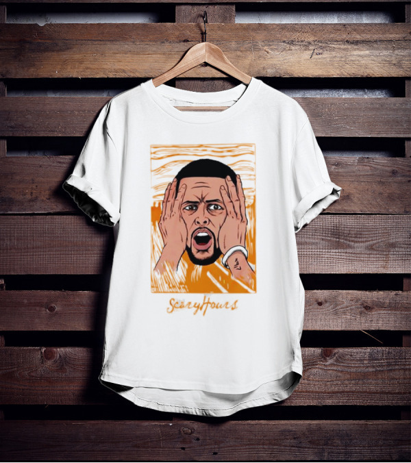 Drake Scary Hours White Munch Scream T-Shirt