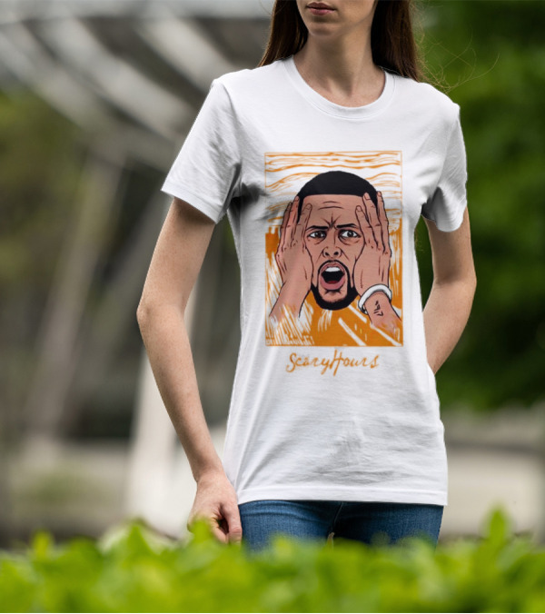 Drake Scary Hours White Munch Scream T-Shirt
