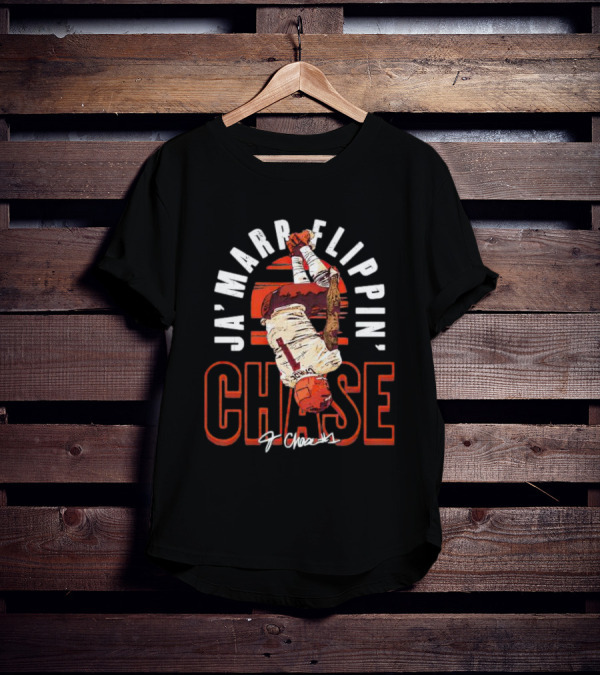 Ja'Marr Chase Flippin' Cincinnati Signature 1 Chase T-Shirt