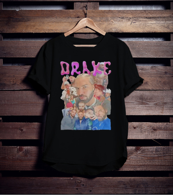 Drake Multi-Portrait Collage T-Shirt