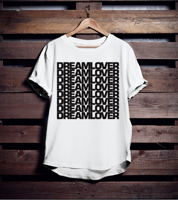 Mariah Carey Dreamlover Repeated Text T-Shirt