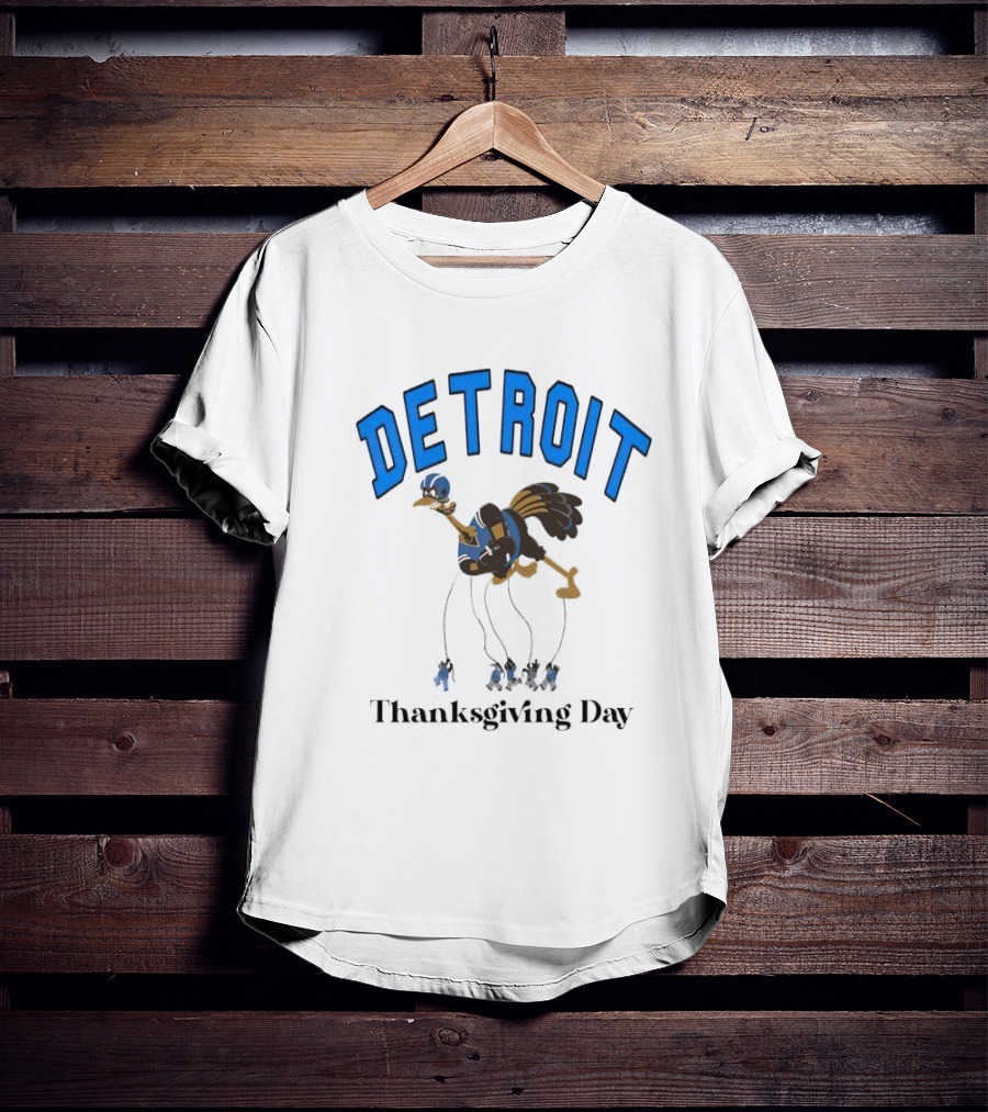 Detroit Turkey Thanksgiving Day T-Shirt