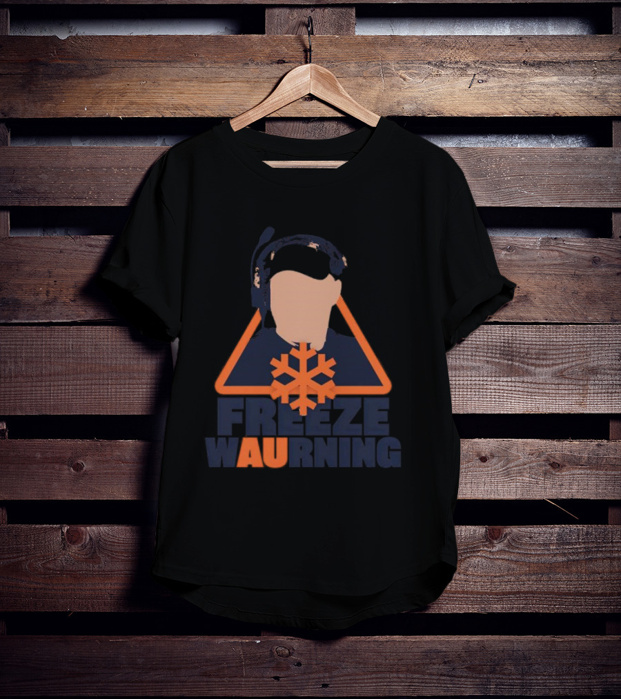 Freeze WAUrning Auburn Coaching Icon Snowflake T-Shirt