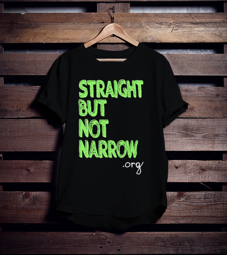Josh Hutcherson Straight But Not Narrow Support .Org T-Shirt