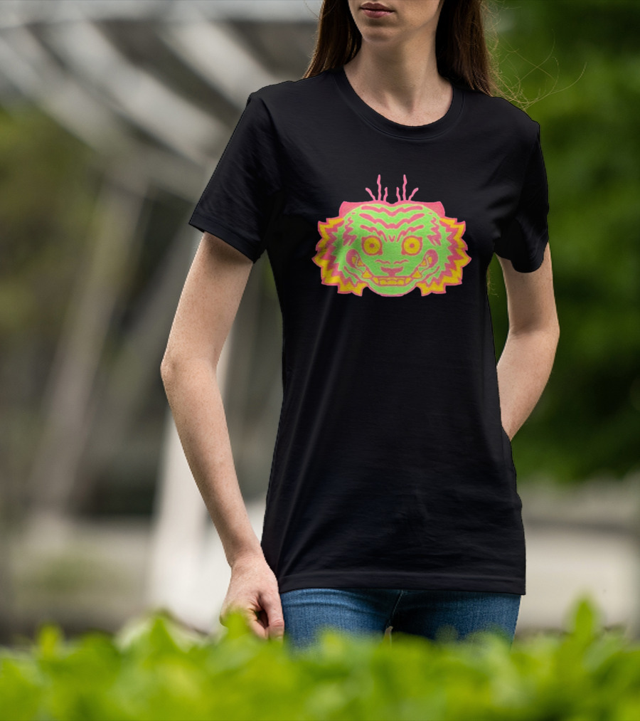 Papajoolia Tigers Neon Doodle T-Shirt