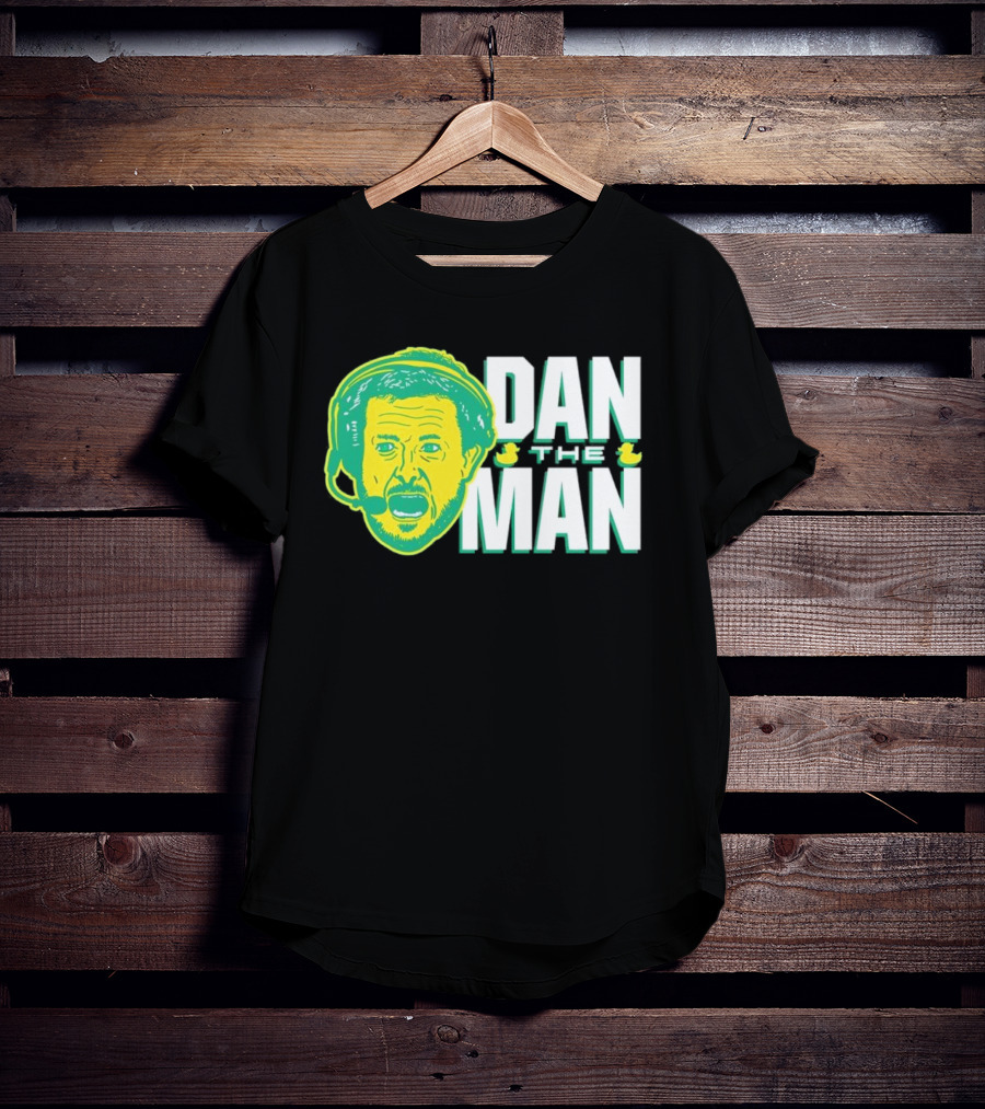 Oregon Fans Dan The Man Ducks Headset T-Shirt