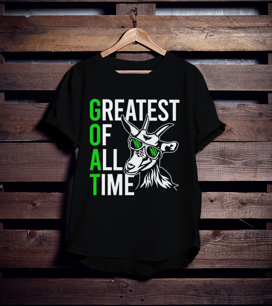 GOAT Greatest Of All Time Cool Sunglasses Goat T-Shirt