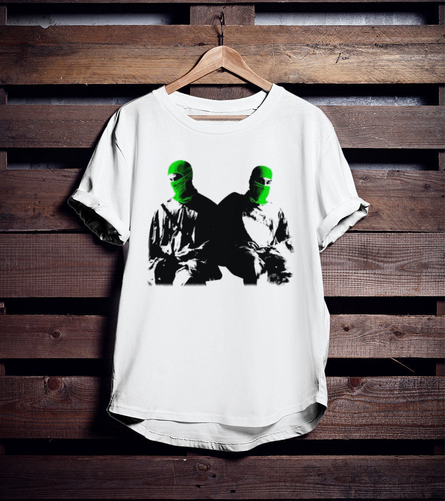 Mansionz Mask Green Neon Duo T-Shirt