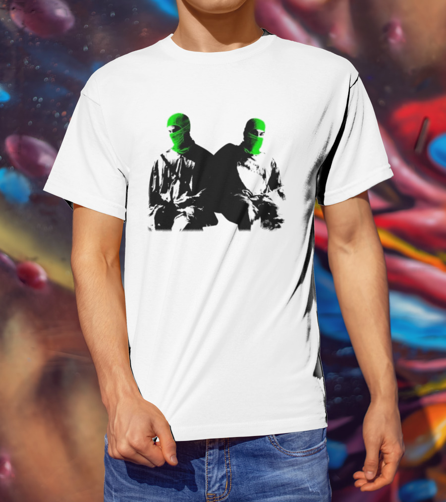 Mansionz Mask Green Neon Duo T-Shirt