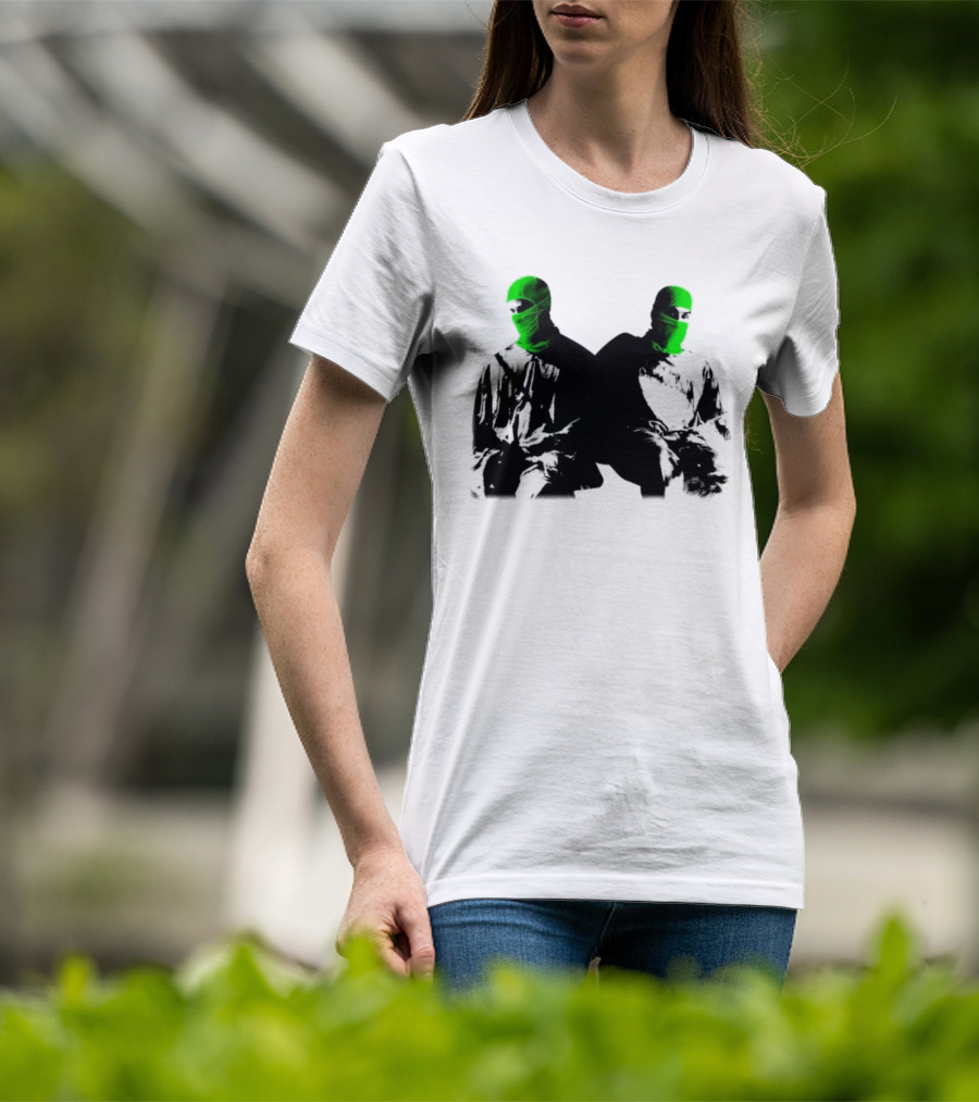 Mansionz Mask Green Neon Duo T-Shirt