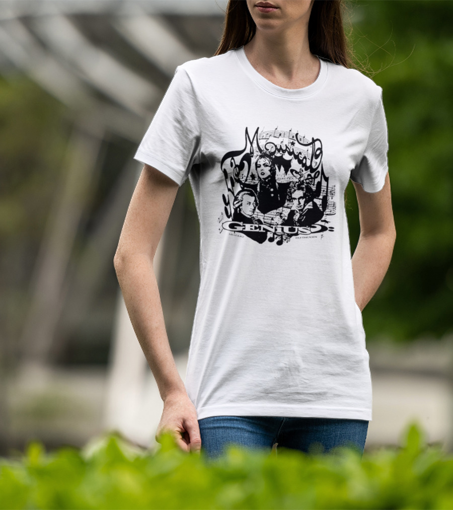 Musical Genius Mozart Beethoven Legendary Composers T-Shirt