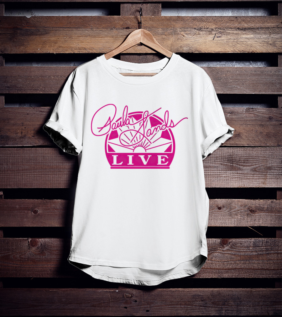 Paula Sands Live Pink Script With Sunrise T-Shirt