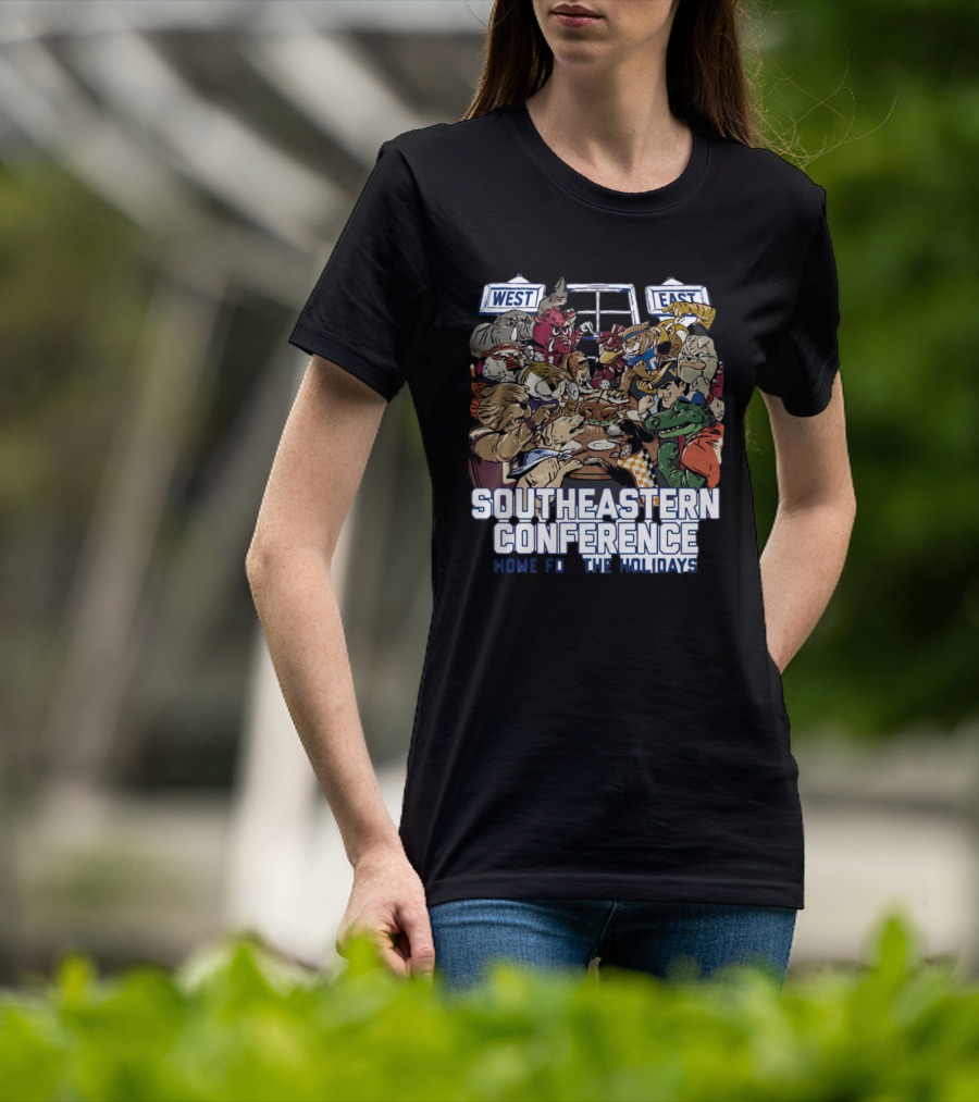 Southeastern Conference West East Rivalry Home For The Holidays T-Shirt