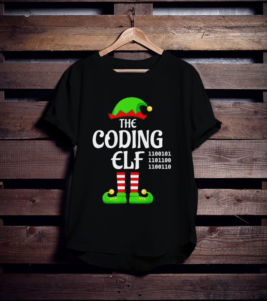 The Coding ELF 1100101 1101100 1101110 T-Shirt