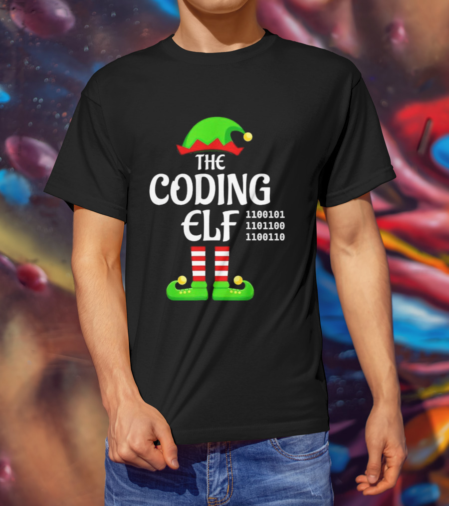 The Coding ELF 1100101 1101100 1101110 T-Shirt