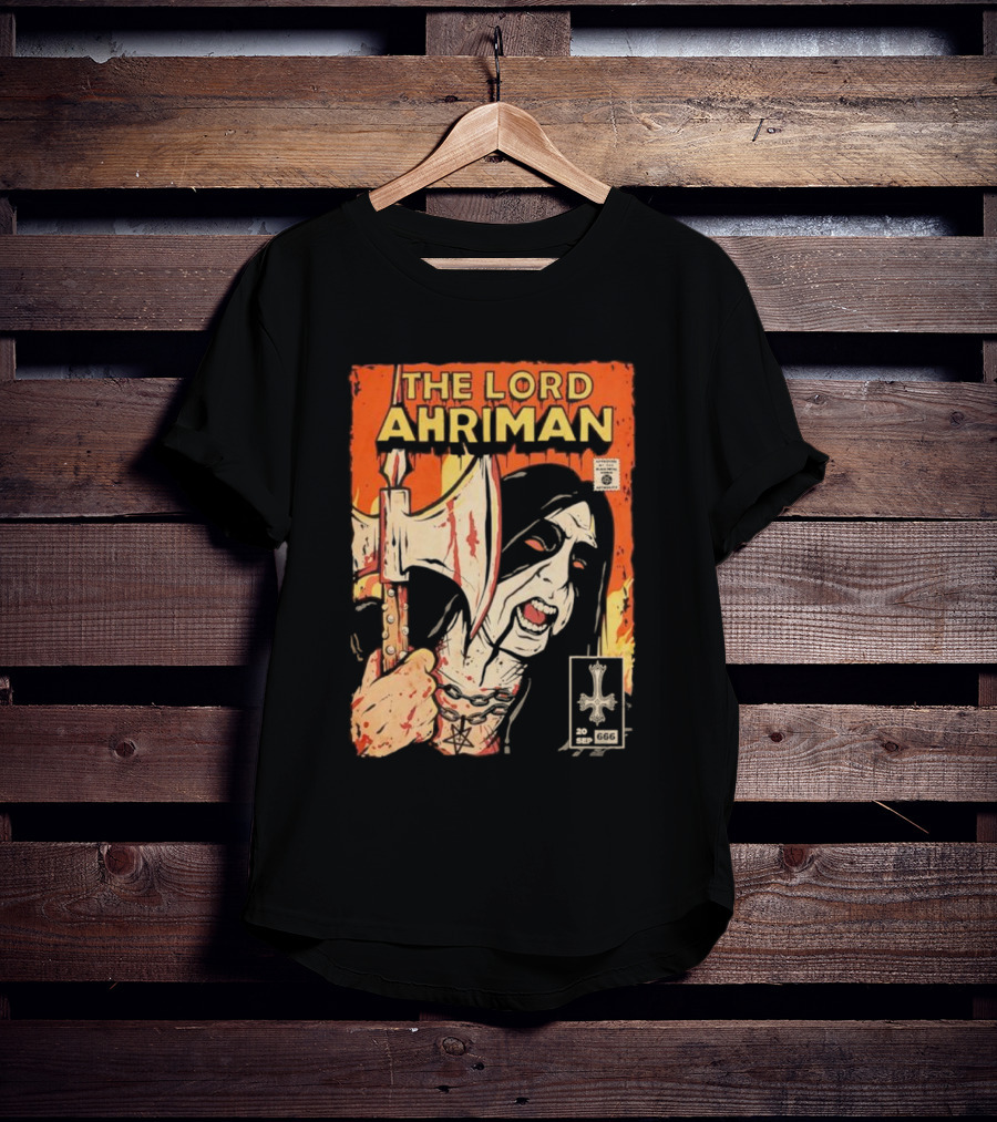 The Lord Ahriman Comic Axe Blood 20 Sep 666 Cover T-Shirt