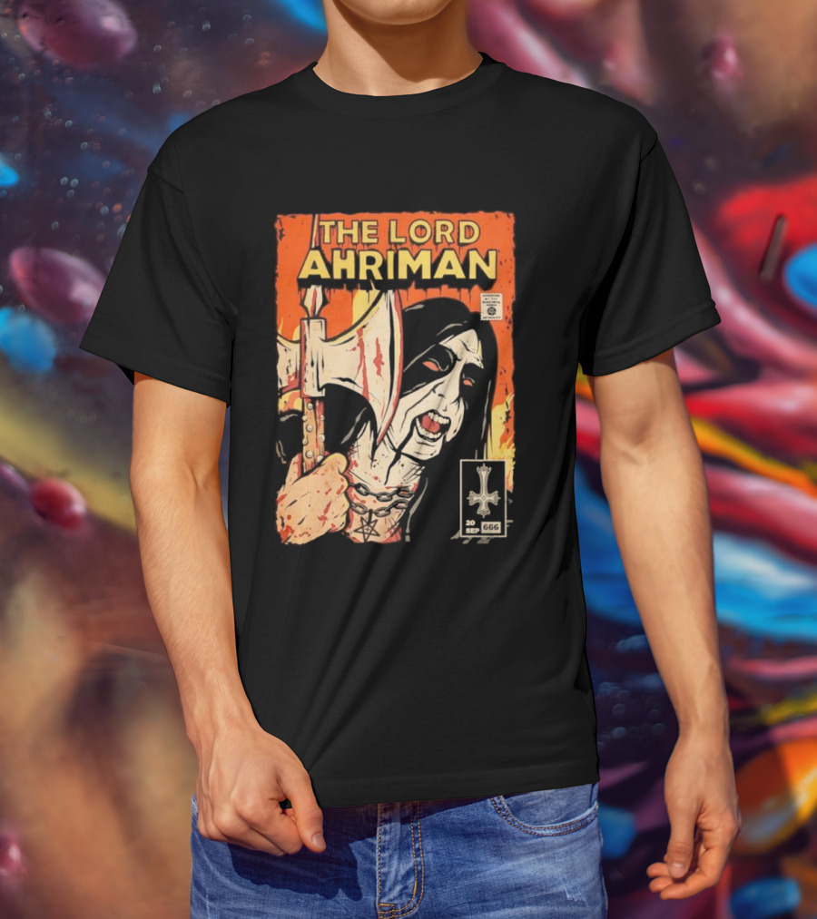 The Lord Ahriman Comic Axe Blood 20 Sep 666 Cover T-Shirt