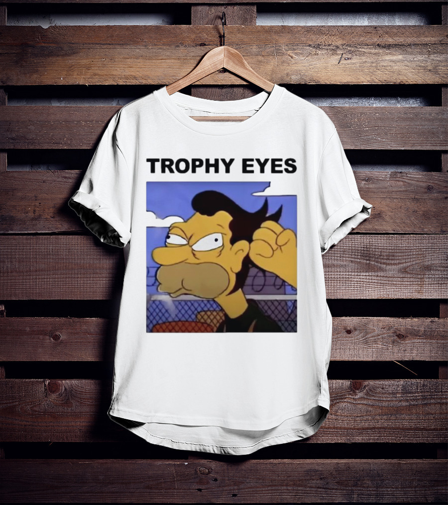 TROPHY EYES The Simpson Character Image T-Shirt