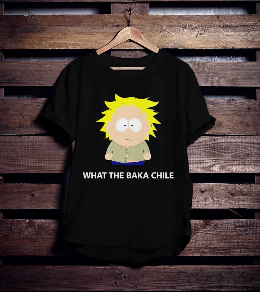 WHAT THE BAKA CHILE South Park Style Character T-Shirt