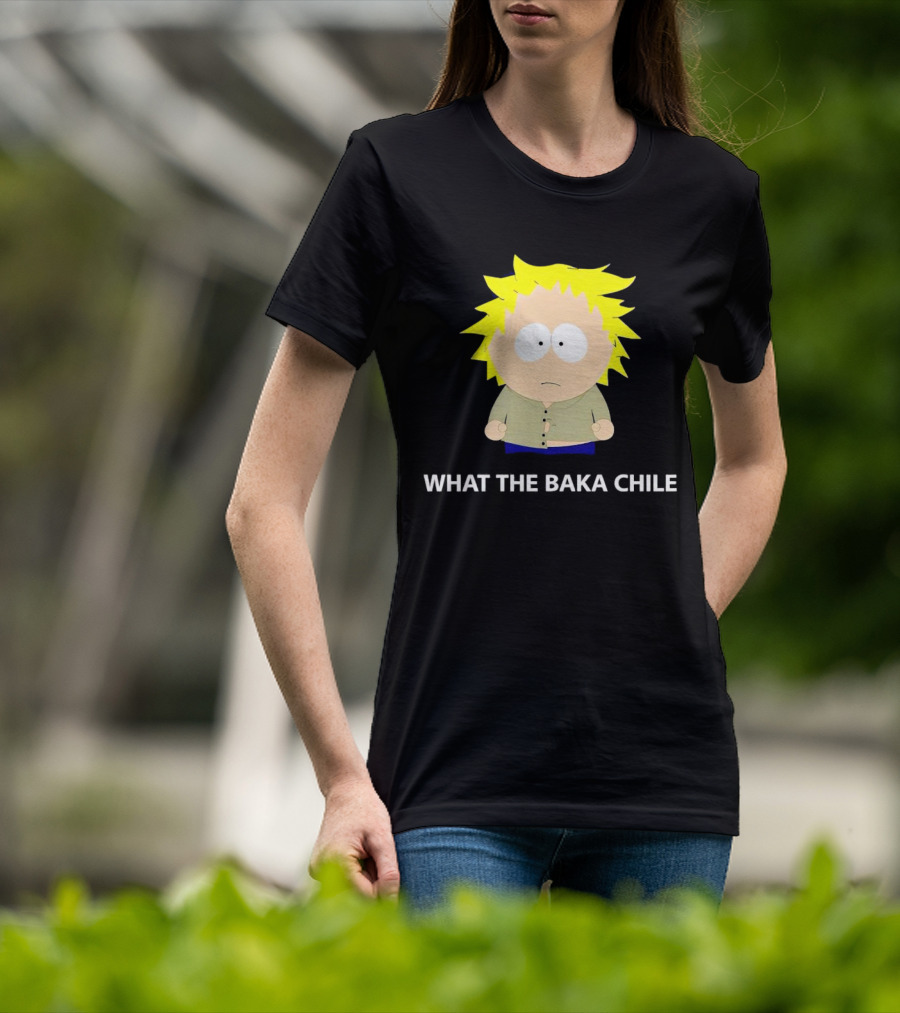 WHAT THE BAKA CHILE South Park Style Character T-Shirt