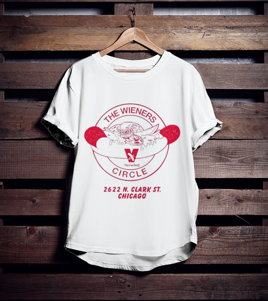 Jason Kelce Vienna Beef The Wieners Circle 2622 N Clark St Chicago T-Shirt