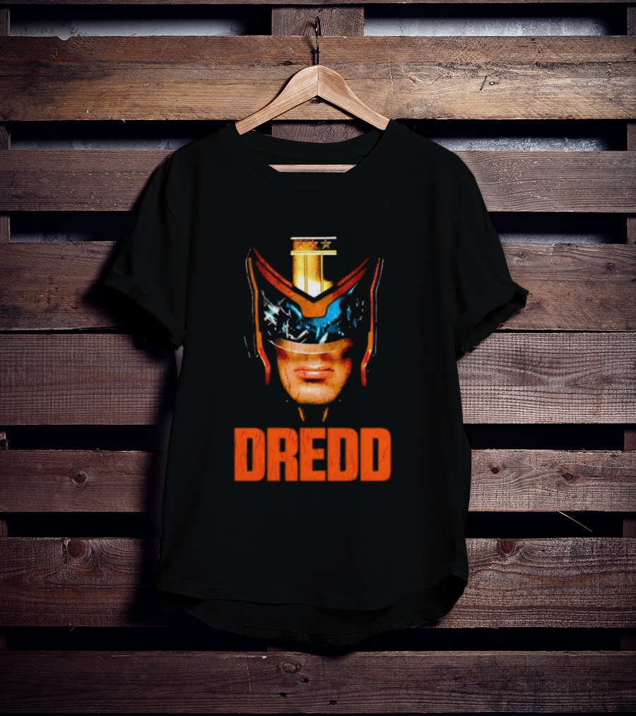 Judge Dredd Helmet Vintage Retro Dredd T-Shirt