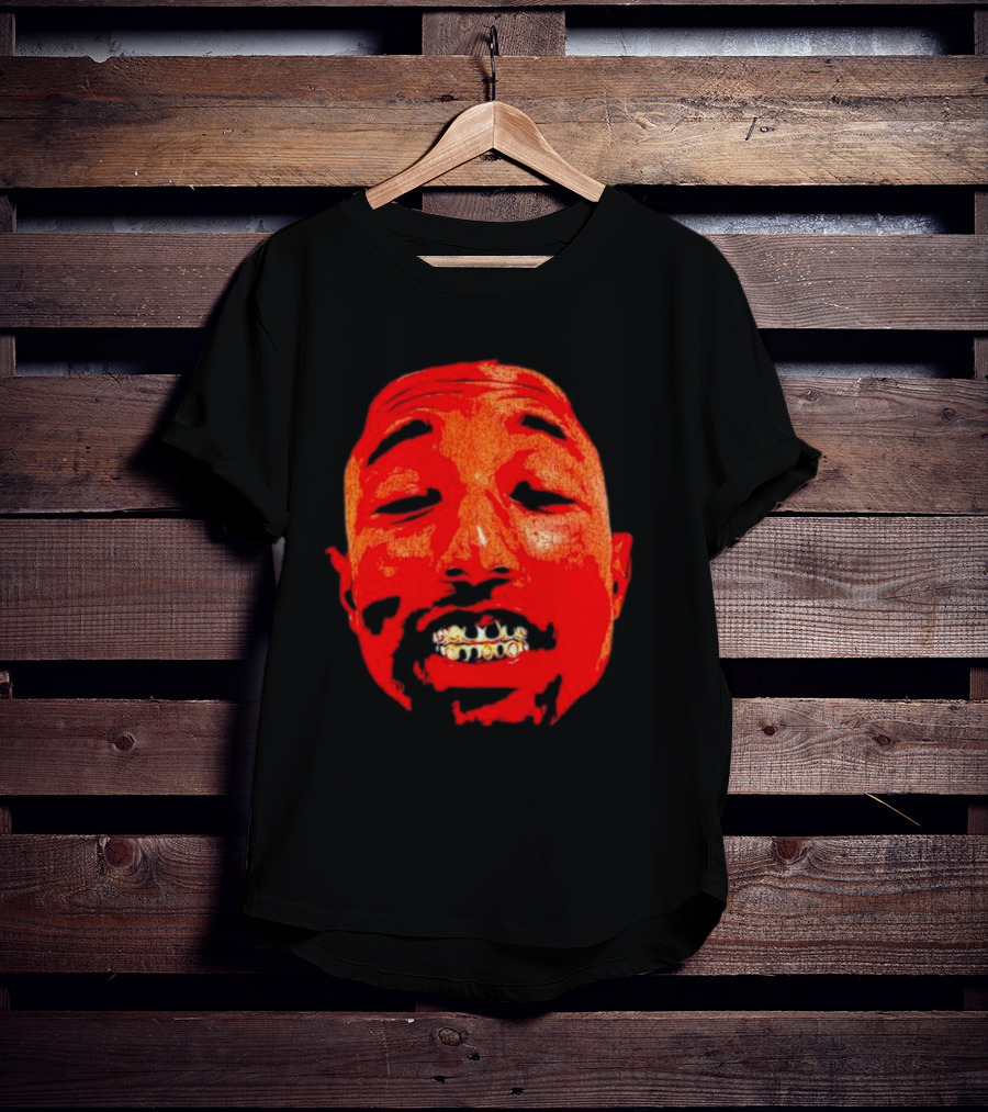 Pharrell Suicide Wrist Red Tee Face Grills T-Shirt