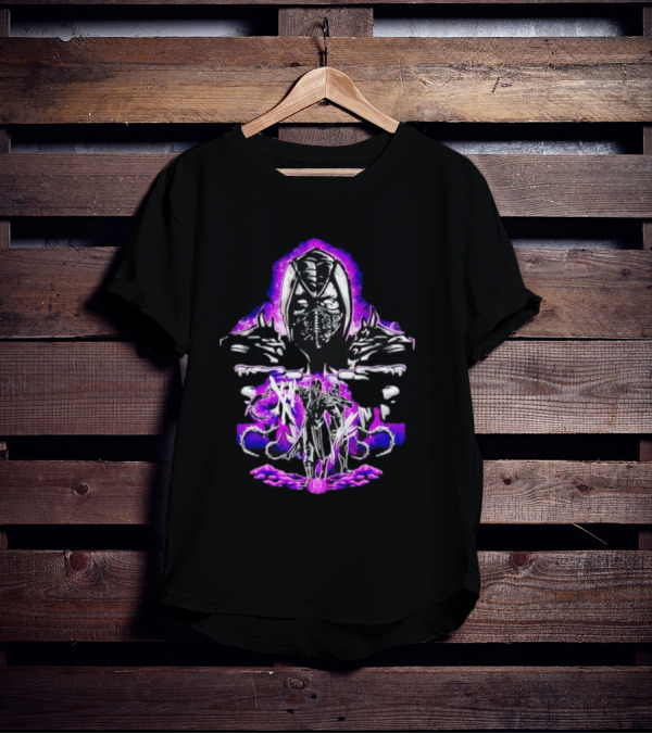 Noob Saibot's Shadow Assault With Purple Aura T-Shirt