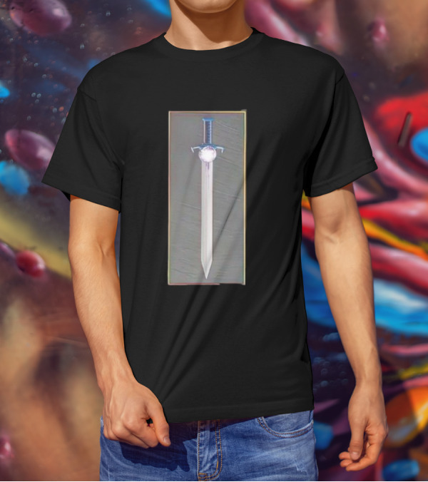 Word Of Blake Sword Emblem BattleTech T-Shirt