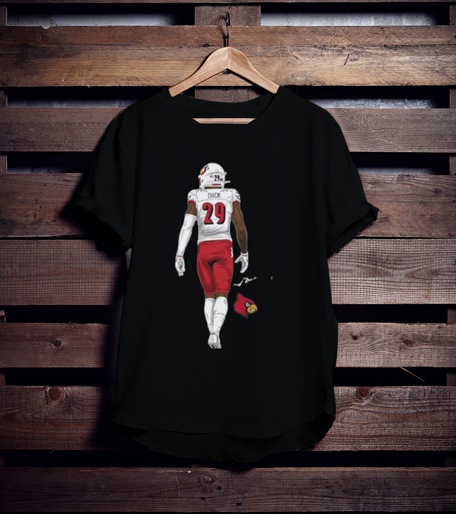 Storm Duck Louisville Cardinals Football Player Number 29 T-Shirt