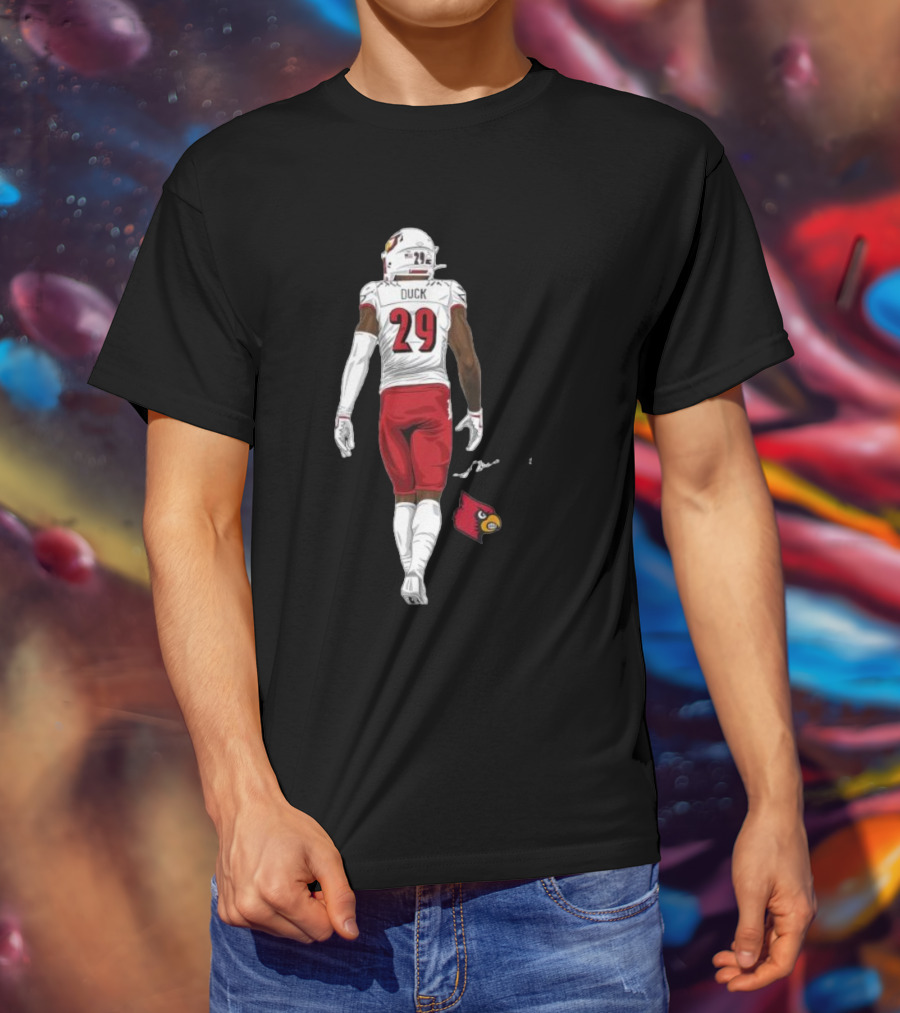 Storm Duck Louisville Cardinals Football Player Number 29 T-Shirt