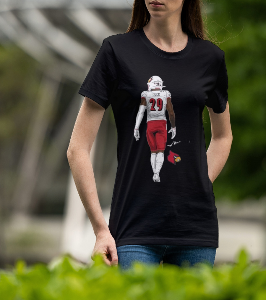 Storm Duck Louisville Cardinals Football Player Number 29 T-Shirt