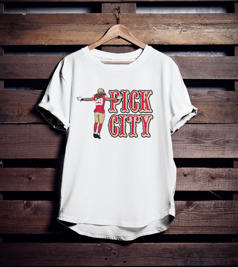Talanoa Hufanga Pick City 49ers T-Shirt
