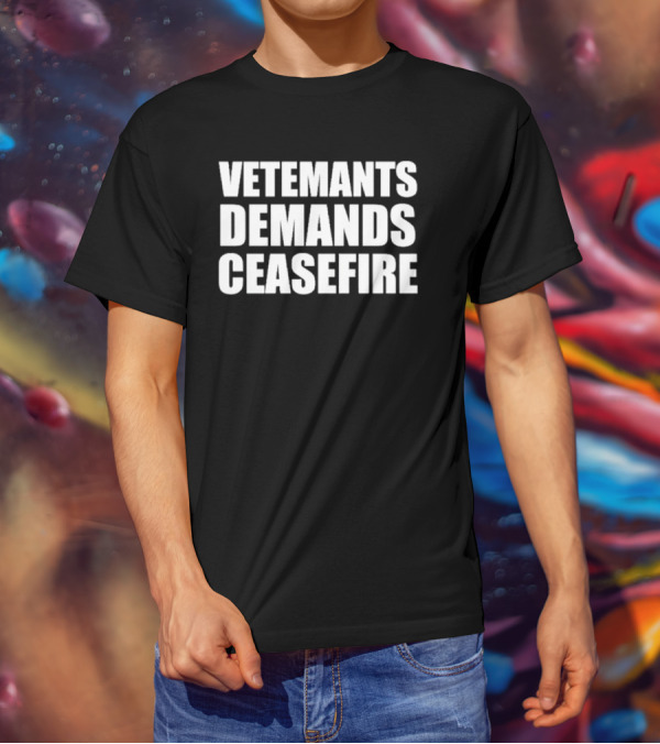Vetements Demands Ceasefire T-Shirt