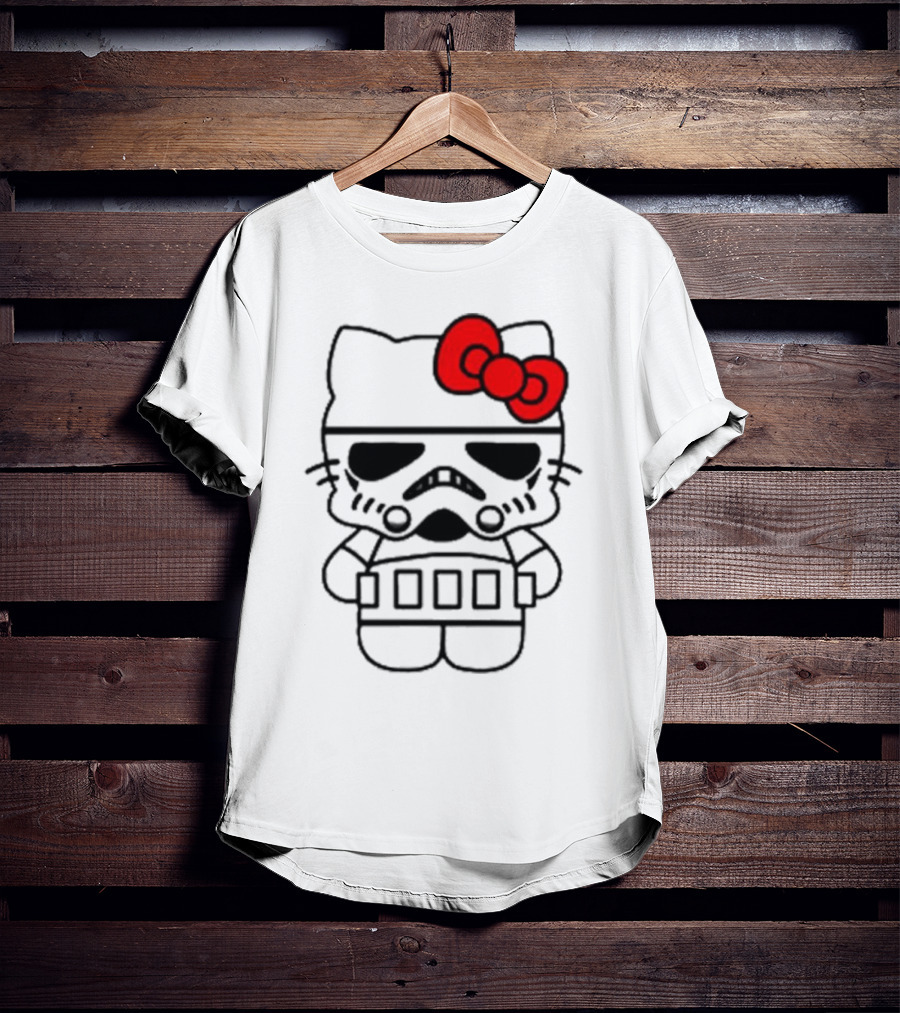 Hello Kitty Star Wars Stormtrooper Crossover T-Shirt