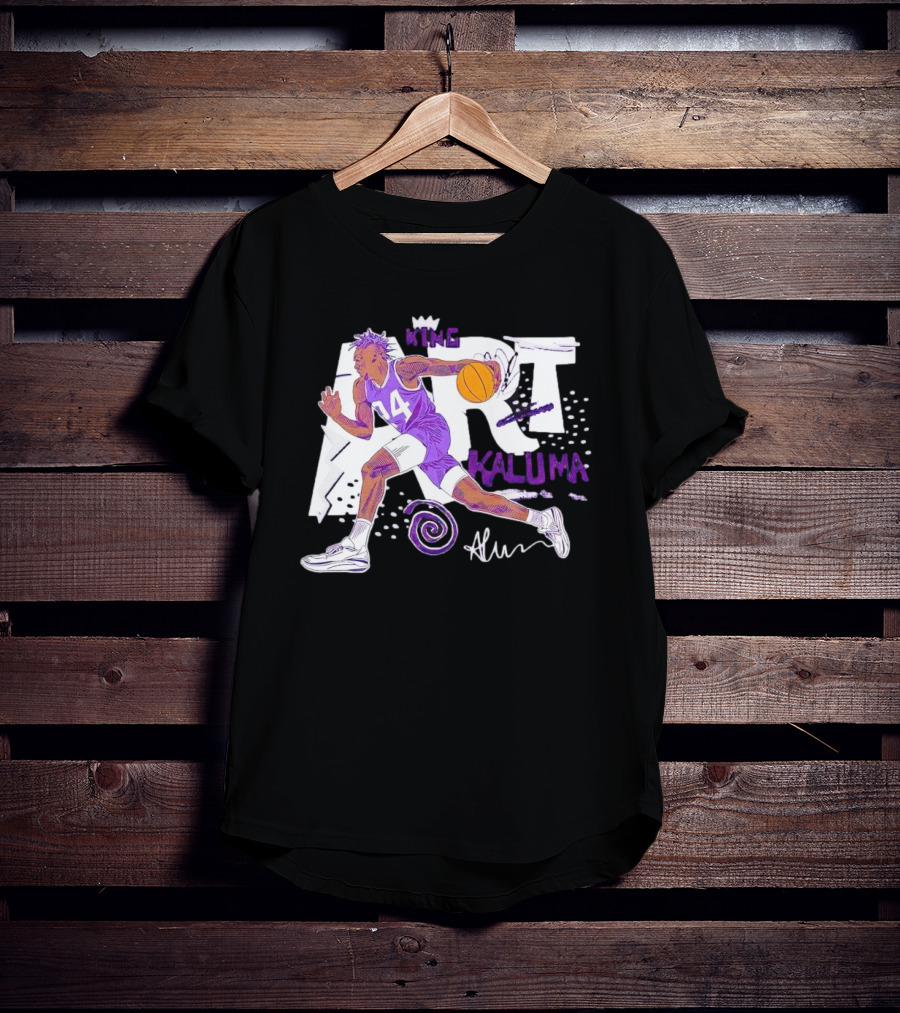 King Arthur Kaluma 14 Basketball Signature T-Shirt