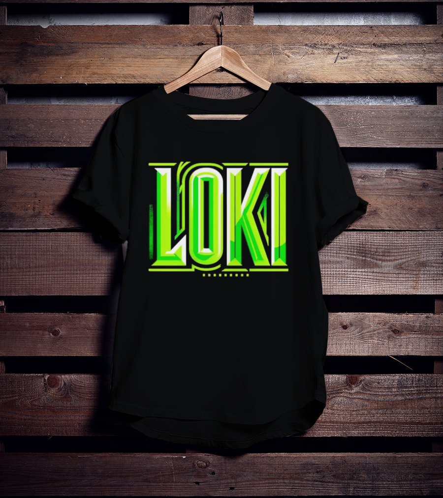 Loki Marvel Series Green Gradient T-Shirt