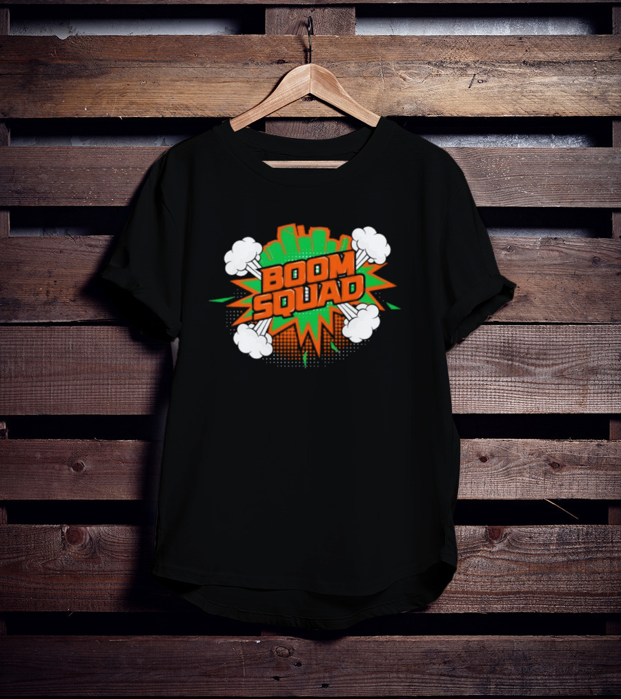 Miami Boom Squad Explosive Comic Style Burst T-Shirt