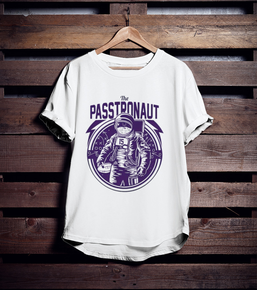 Minnesota Vikings The Passtronaut Astronaut Player Number 15 T-Shirt