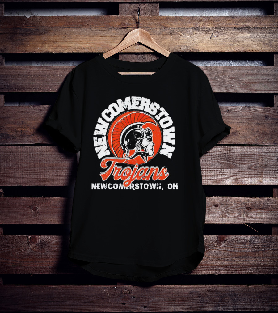 Newcomerstown Trojans Newcomerstown OH Helmet Emblem T-Shirt