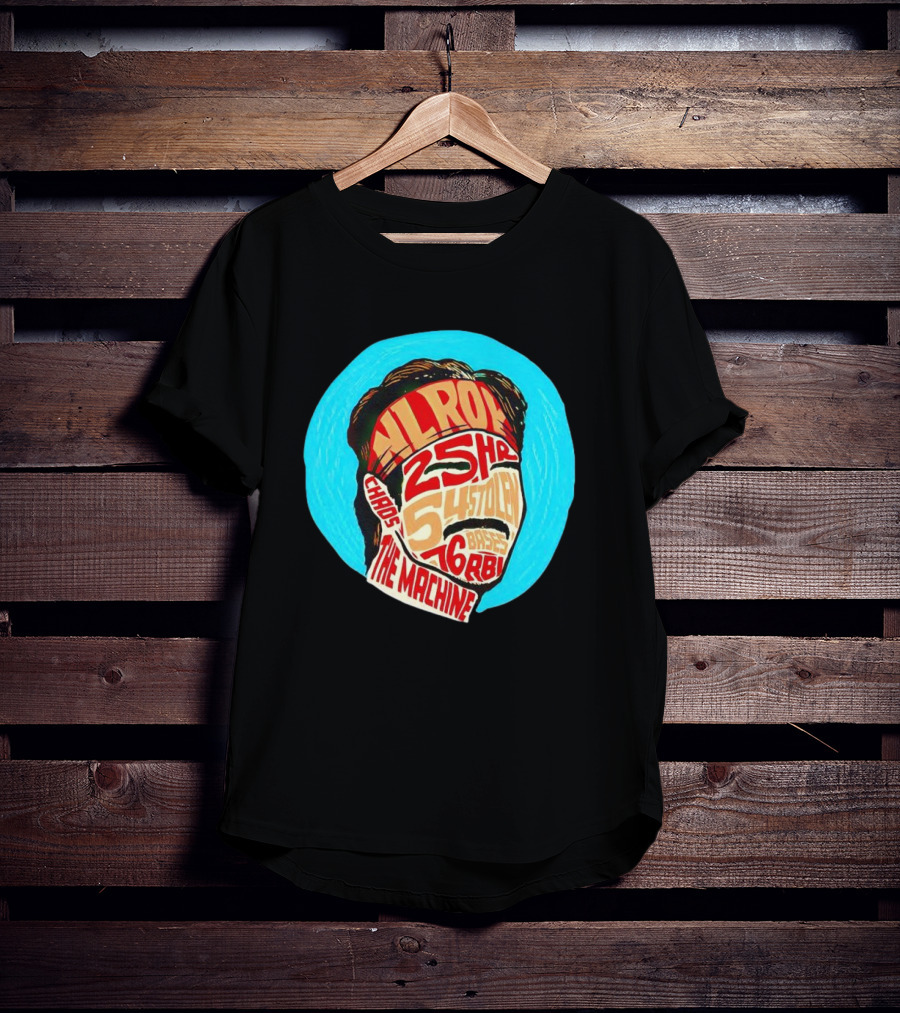 NL Roy 25 HR 54 Stolen Bases 61 RBI Chaos The Machine T-Shirt