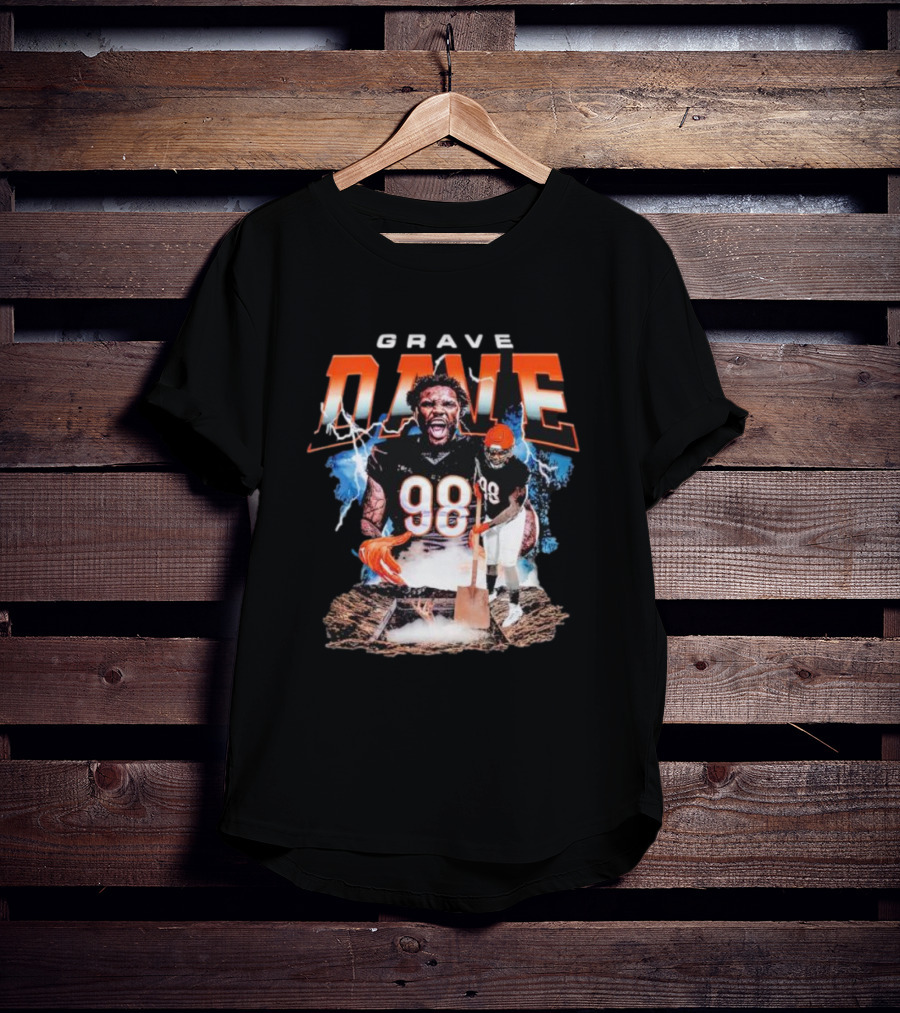 Grave Dave DJ Reader 98 Bengals Football T-Shirt