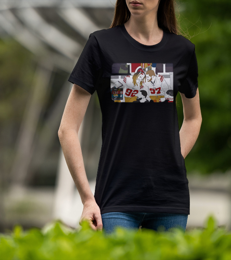 San Francisco 49ers Bromance Young And Bosa Football Friends T-Shirt