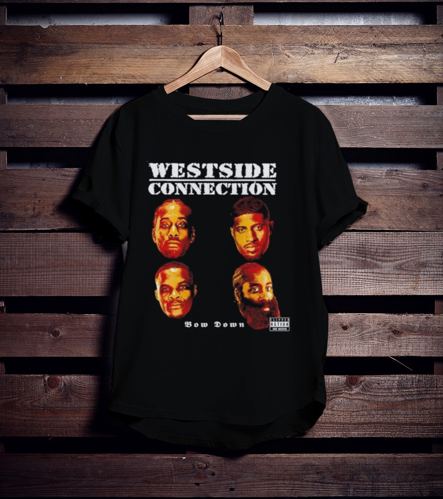Westside Connection Bow Down Album Cover Featuring Faces T-Shirt