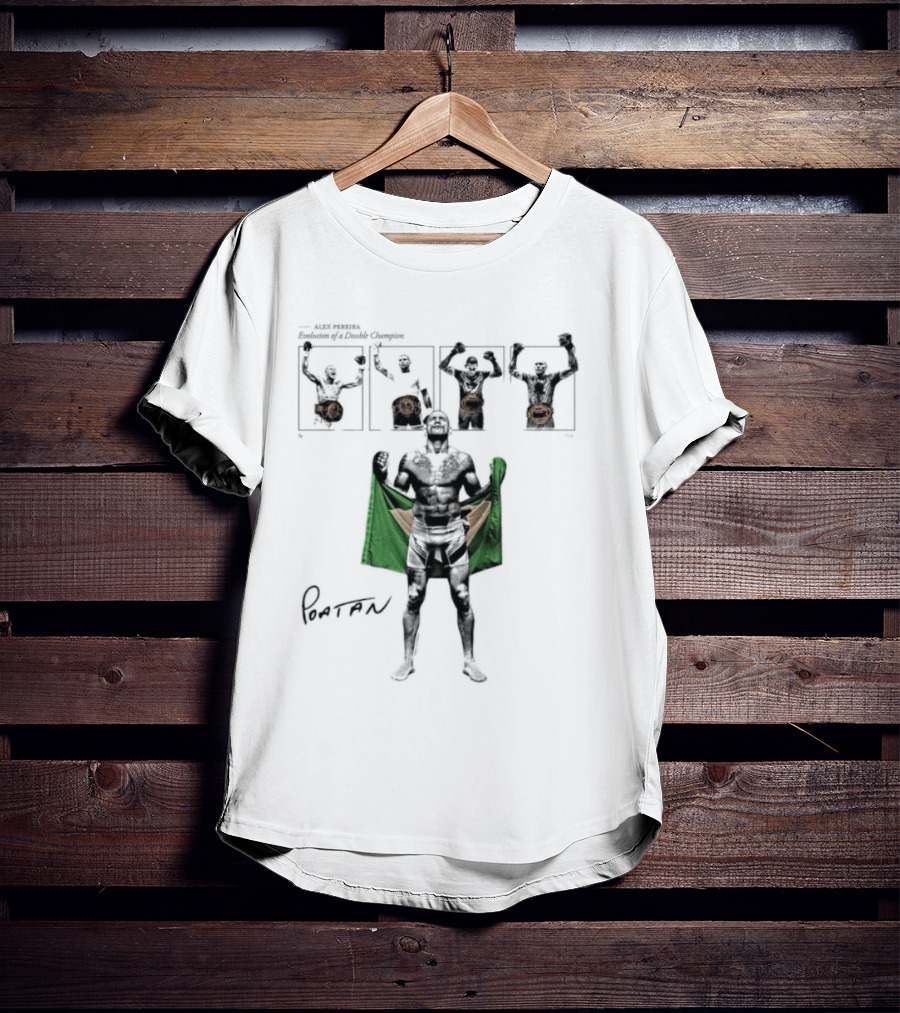 Alex Pereira Poatan Brazilian Double Champion T-Shirt