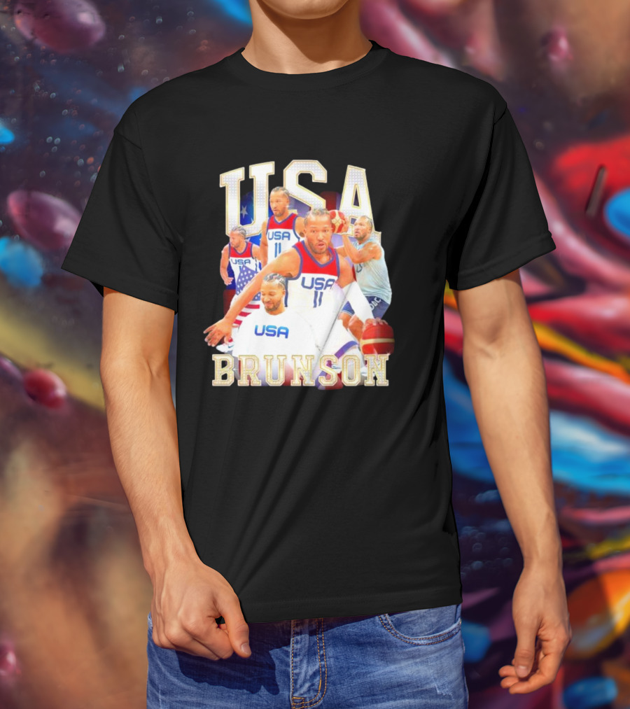 USA Brunson Basketball FIBA T-Shirt