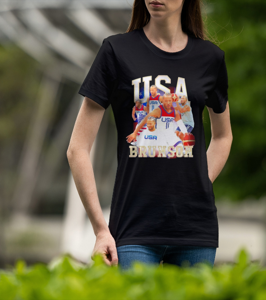 USA Brunson Basketball FIBA T-Shirt