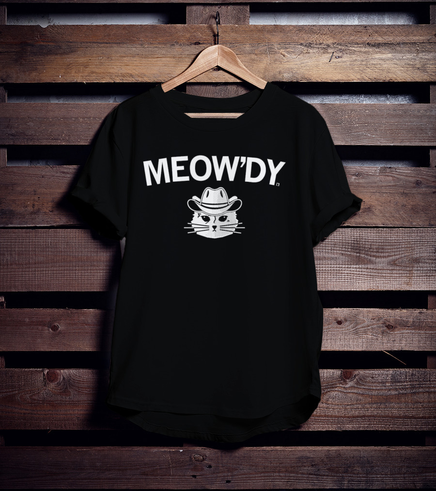 Meow'dy Cat Cowboy Hat T-Shirt